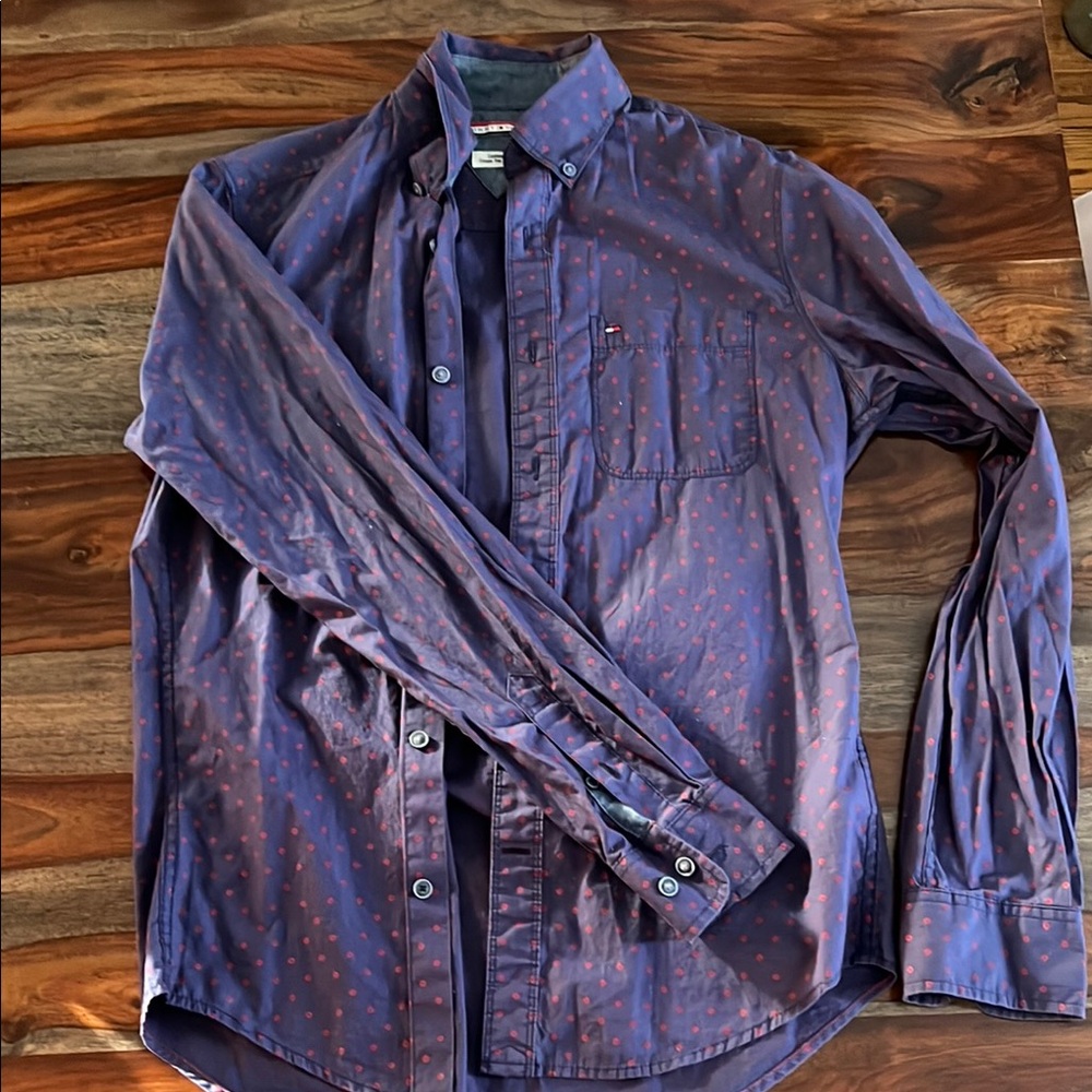 Levi's Men's Purple Button-Up Shirt